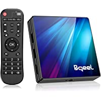 Bqeel Última 10.0 - Android TV Box- 4GB RAM+64GB ROM- RK3318 Quad-Core 64bit Cortex-A53 Soporte 2kx4K- WiFi 2.4G-5G-BT 4…